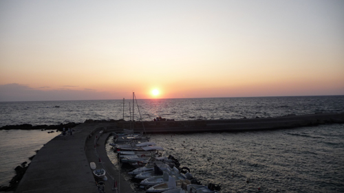 毎年恒例、ガッリーポリの夕陽_f0106597_22543246.jpg