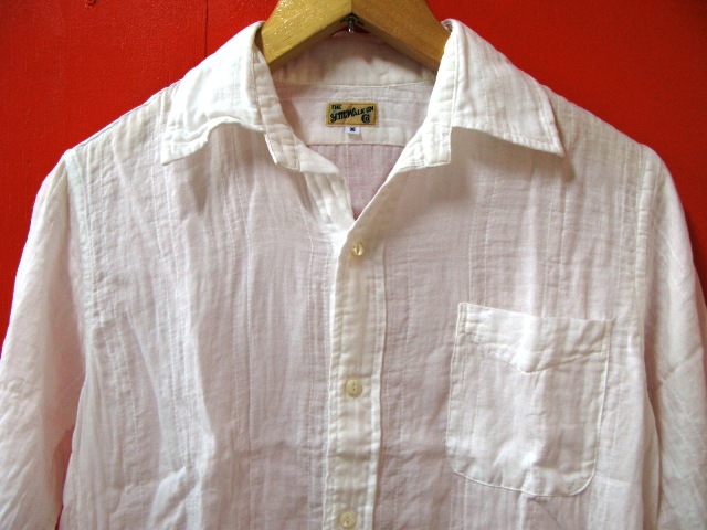 WALK ON 2枚ガーゼシャツ ステッチ入り 入荷!_c0144020_16244628.jpg