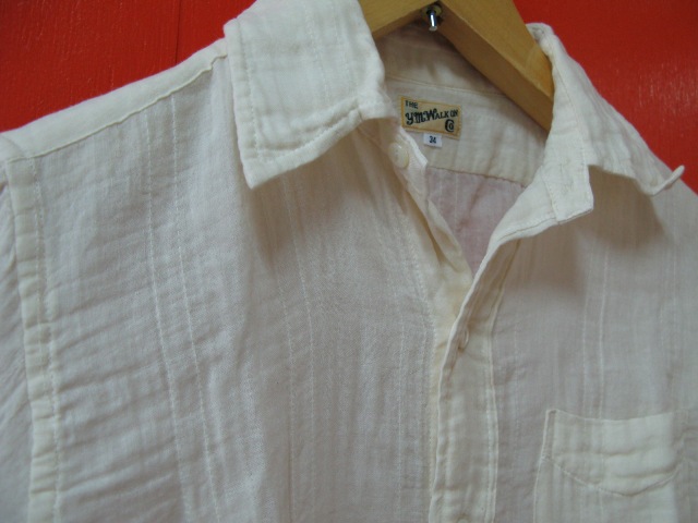 WALK ON 2枚ガーゼシャツ ステッチ入り 入荷!_c0144020_1626839.jpg