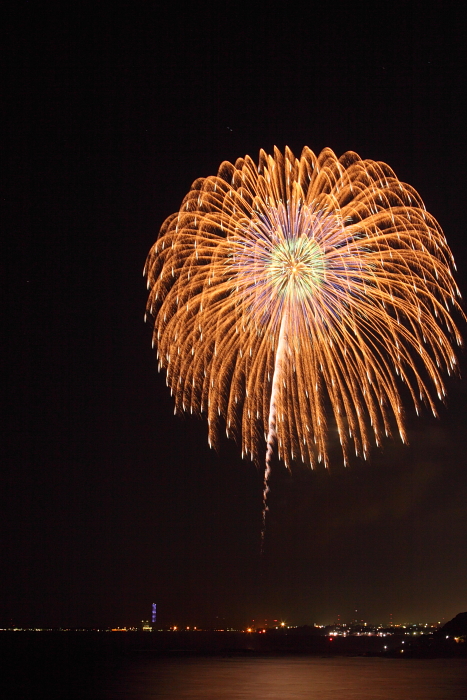 打ち上げ花火　（２）　日立市会瀬港祭り　２００９年８月１４日_e0143883_548479.jpg