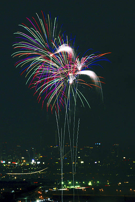 猪名川の花火　20090815_a0050572_15342841.jpg