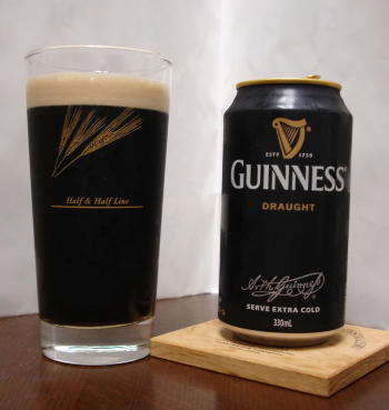 暑い！！　冷えた　”　Guinness ” を飲む！！_d0041872_1324979.jpg