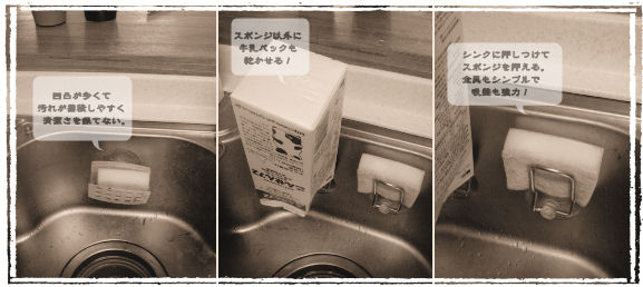 スポンジ置き場 家暮らし