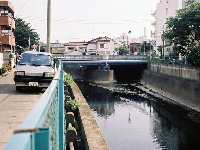 神田川1985（１）桃園川合流地点_c0163001_2143042.jpg