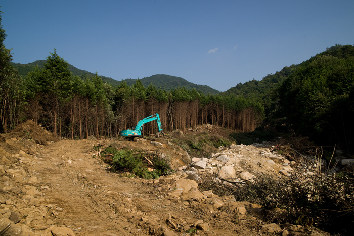 土砂災害地 山口県防府 福岡県篠栗町その後_a0096313_20205935.jpg