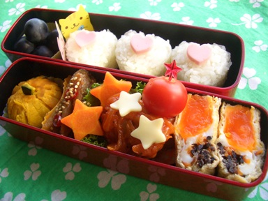 チキンチャップのお弁当_a0078146_7543145.jpg