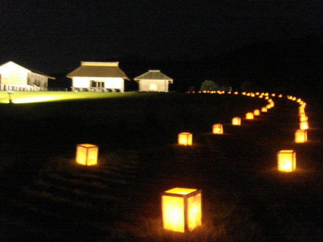 遺跡の万灯祭り_b0124462_18142543.jpg
