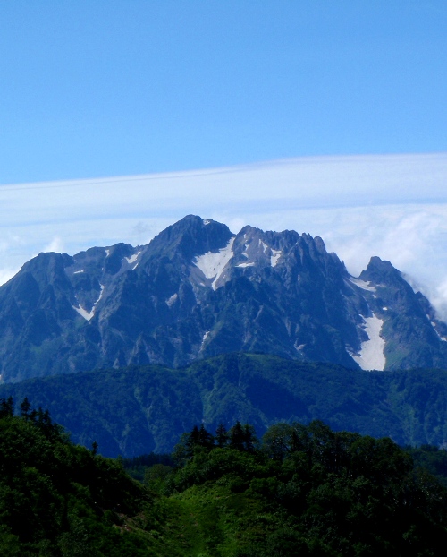 鹿島槍ヶ岳縦走2-爺ヶ岳_c0177814_1042728.jpg