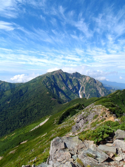 鹿島槍ヶ岳縦走2-爺ヶ岳_c0177814_10485857.jpg