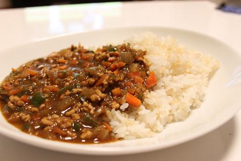 野菜たっぷりの水っぽいカレー 日の名残り