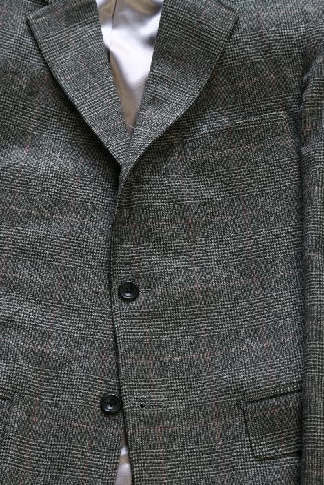 GRAY WOOSTED SAXONY FLANNEL GLEN PLAID OVER RED PANE SACK SUITS._e0194451_15573221.jpg