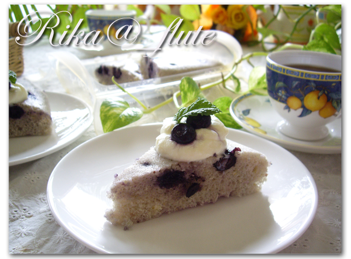 ブルーベリーヨーグルト蒸しケーキ ルクエでお料理_c0103827_1248361.jpg