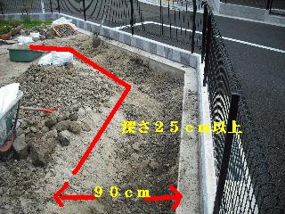 庭を作る！！前工程の土作り_f0031037_19532458.jpg