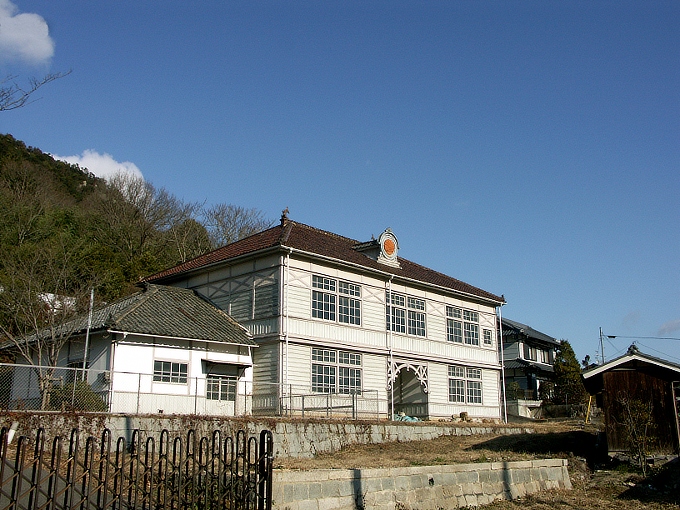 岡山ツー⑧真部市 旧遷喬尋常小学校 高梁市 旧坂本小学校