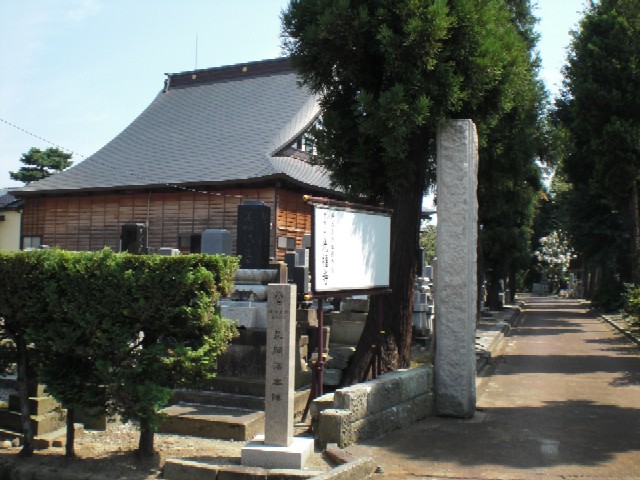 幕末の北越を歩く(5)開戦決意の地へ　前島神社・長岡藩本陣跡（光福寺）_c0013687_1156646.jpg