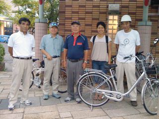 森下さん新潟島一周自転車道１００周記念サイクリング_f0153098_1432868.jpg