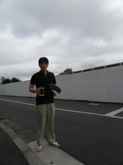 経堂ビアガーデン途中経過。_f0053279_16374095.jpg
