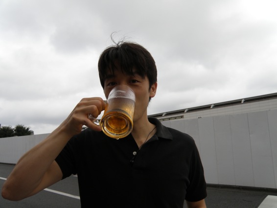 経堂ビアガーデン途中経過。_f0053279_1638217.jpg