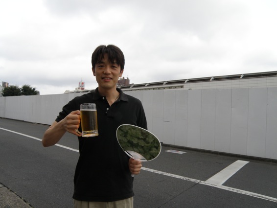 経堂ビアガーデン途中経過。_f0053279_1638651.jpg