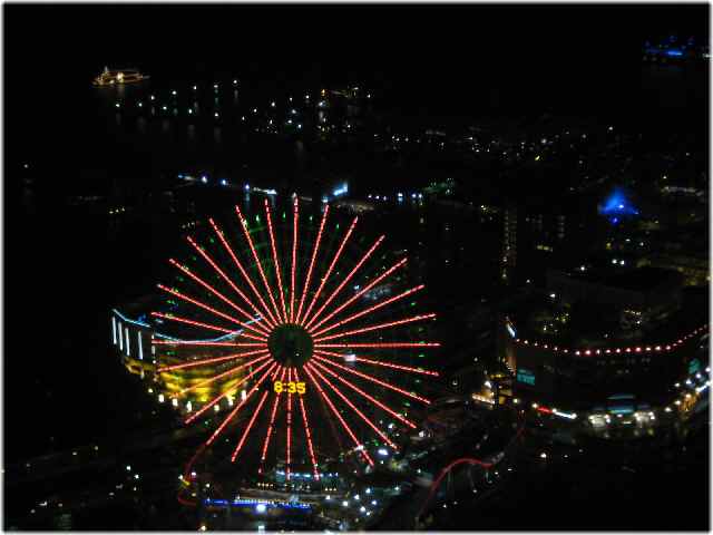 【横浜ロイヤルパークホテルの夜景】_b0009849_2217135.jpg