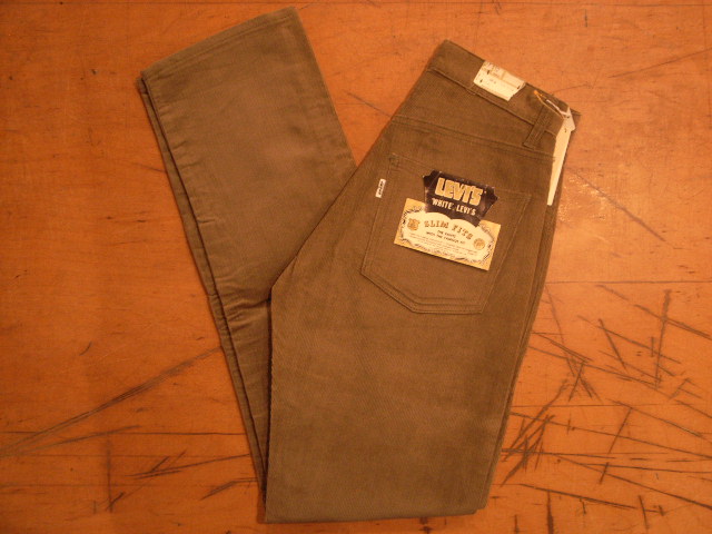 \"LEVIS 518 CORD PTS #SAGE 27-32\"ってこんなこと。_c0140560_14445131.jpg