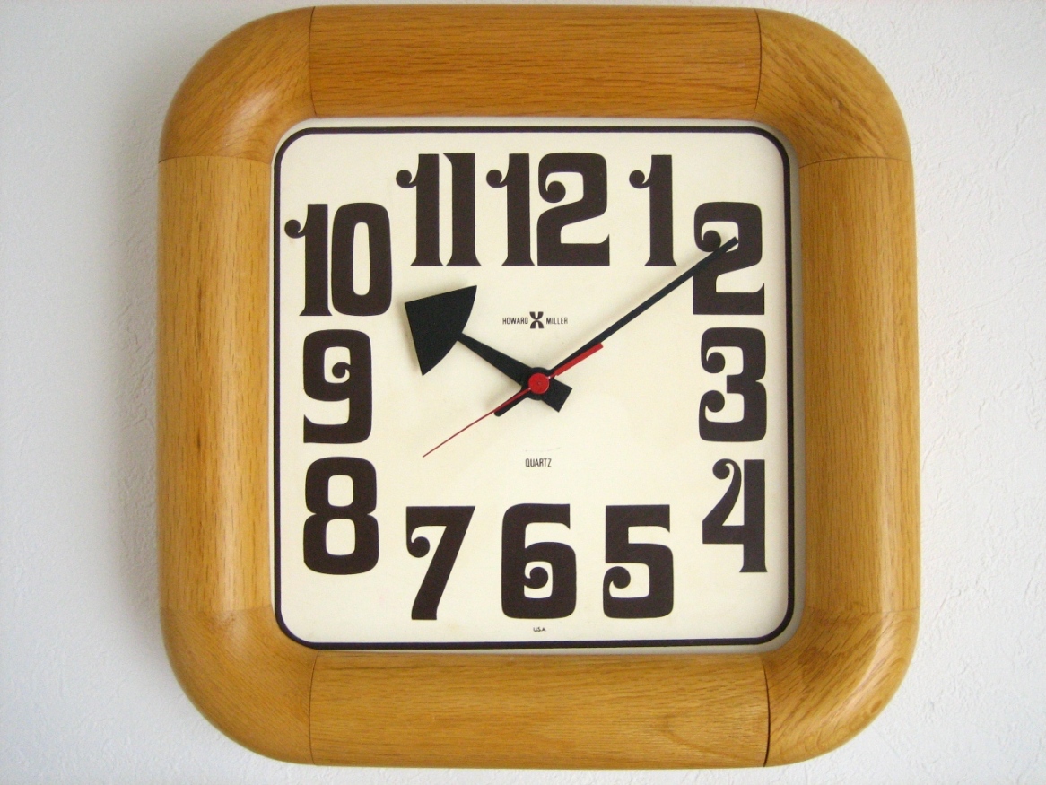 スクエア・ウッド・クロック２ - Square Wood Clock -_f0198794_0215567.jpg