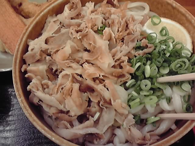 香川県丸亀市の豚肉ぶっかけうどん ぶたおのラジオ日記