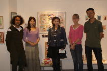 グループ展「猫展」後期初日~中村初恵さんとロシア語会話@国立ART IMAGINE GALLERY_f0006713_3521359.jpg