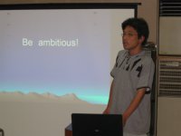 Be　ambitious!　第2回事前研修会_c0195124_8254331.jpg