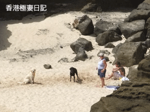 ハロア潮吹穴（Halona Blowhole）のビーチ♪ _f0190653_22165517.gif