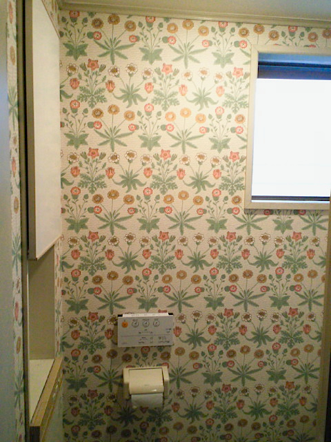 『Daisy』でトイレの壁紙を貼り替えました！_c0157866_23175713.jpg
