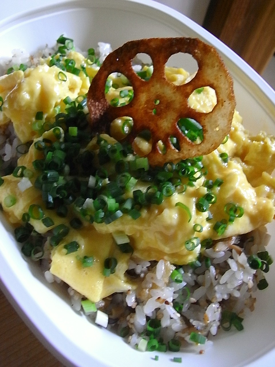 じゃこねぎレンコンチャーハン とある やおやの おべんとう