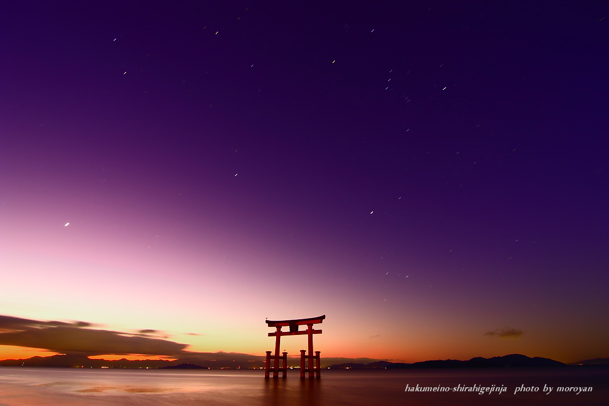 薄明の白髭神社_a0118466_0555558.jpg