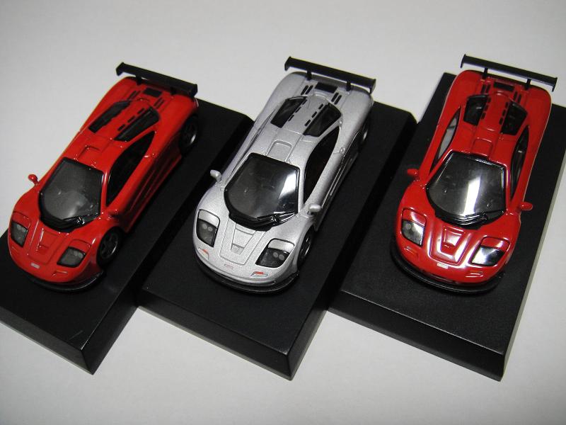 またミニカー買ってしまいました～No.104・105・106「1：64 ＭｃＬaren F1 GTR 1995&1996」_b0185640_18563530.jpg