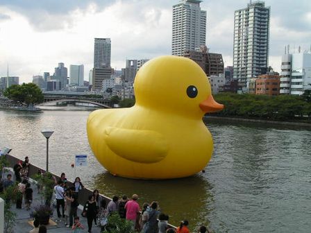 巨大アヒル隊長 Web Tonbori堂ブログ