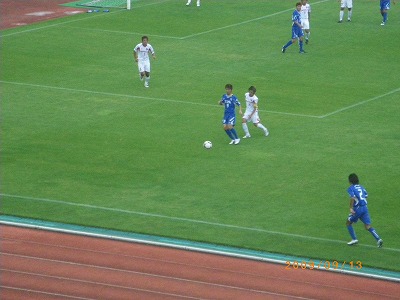 9月13日JFLエスコートキッズin八橋陸上競技場_e0127003_2375951.jpg
