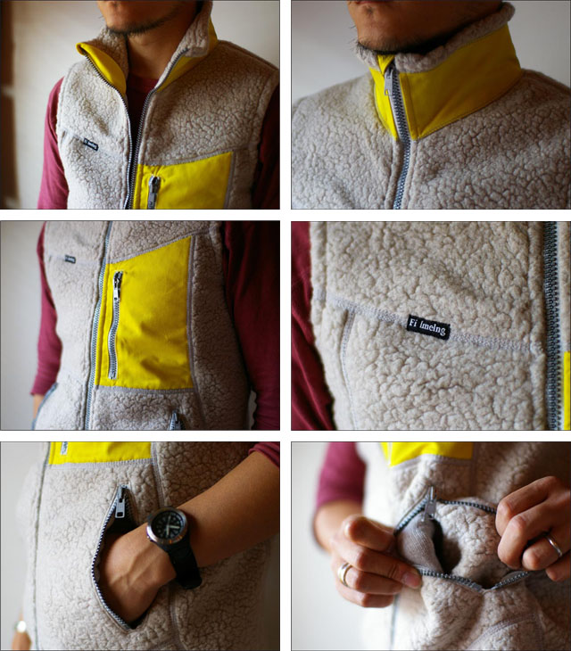 Filmelange Buddyサイズ3フィルメランジェ ウールフリースベスト Filmelange Buddyサイズ3フィルメランジェ ウールフリースベスト