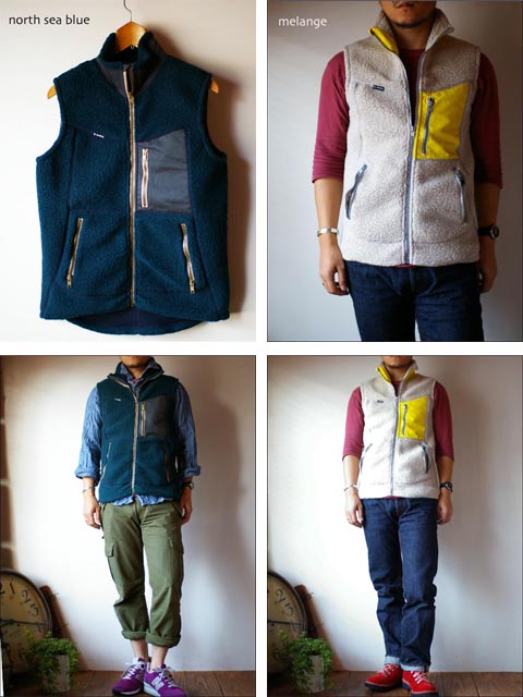 Filmelange Buddyサイズ3フィルメランジェ ウールフリースベスト Filmelange Buddyサイズ3フィルメランジェ ウールフリースベスト