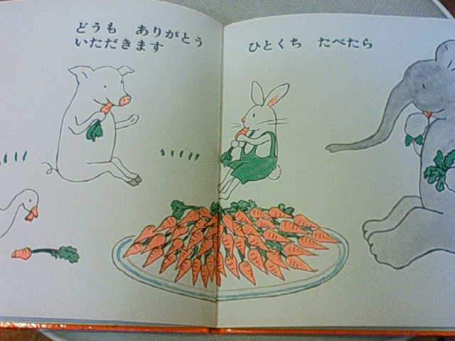 久しぶりの更新です からーぶっく ふろーら うさぎのにんじん 最近絵本にはまっているんです 続