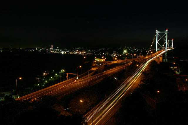 夜の関門橋_e0126186_22185357.jpg