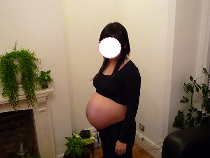 32週 4日のお腹 妊娠発覚からblog 32週 4日のお腹 妊娠発覚からblog