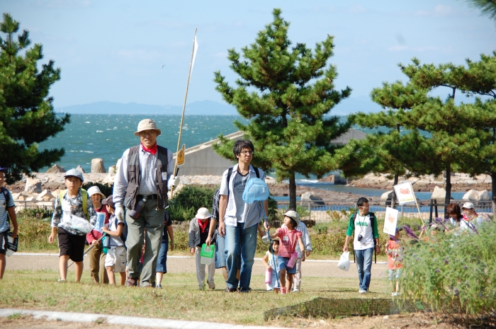 第３回「カニカニウォッチング」　in  せんなん里海公園_c0108460_21595992.jpg