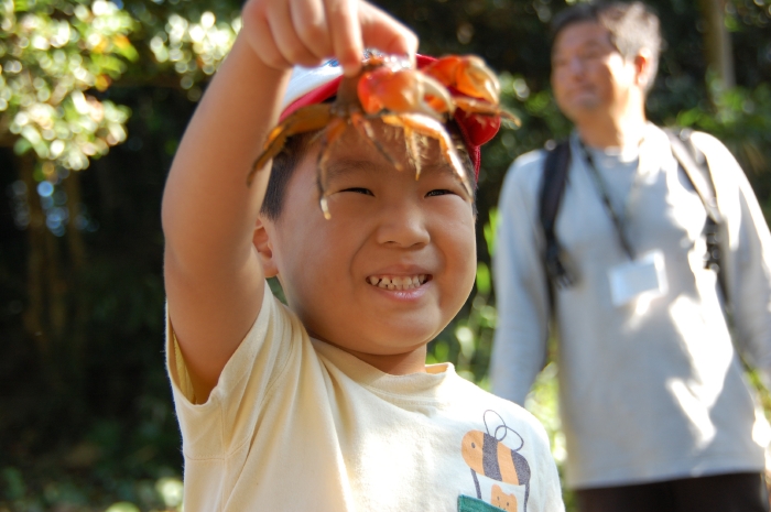 第３回「カニカニウォッチング」　in  せんなん里海公園_c0108460_22798.jpg