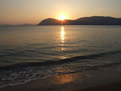 佐知克の夕日_e0028387_23552874.jpg