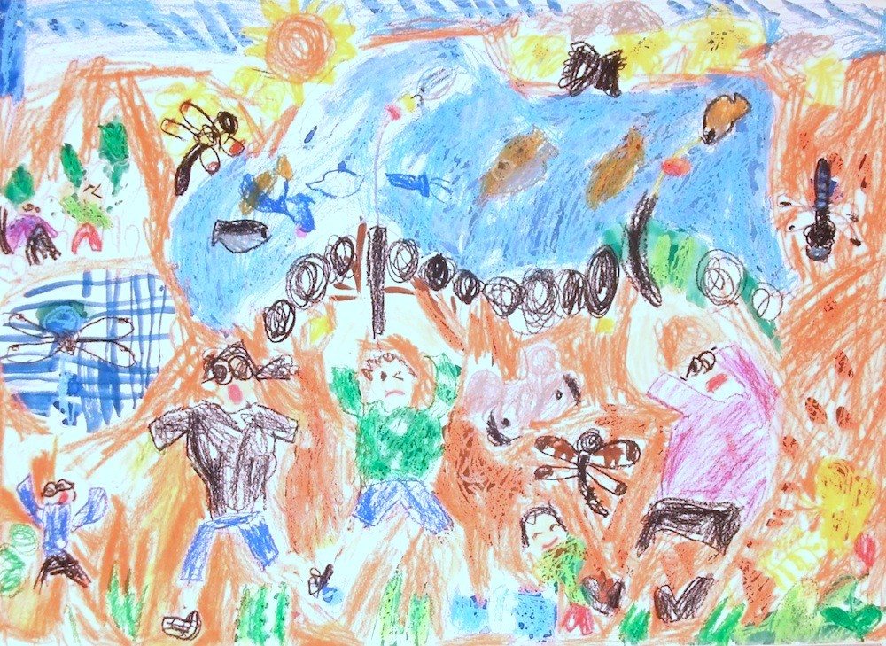 小学校1年生 さかながつれたよ そうだったのか 子どもの絵