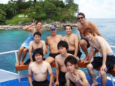 9月23日 男だらけのラチャヤイ島 カタダイビング プーケット アンダマン海のダイビング報告