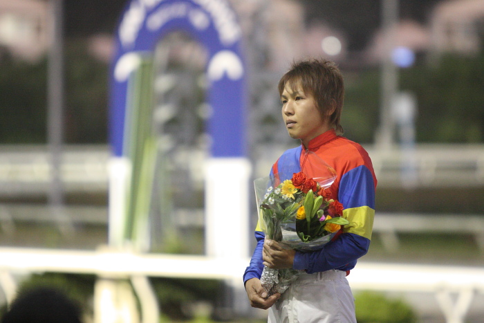 實川純一騎手の送別式_a0077663_18193037.jpg