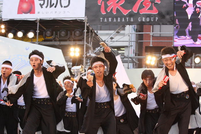 第56回よさこい祭り（2009） 全国大会 九州男組_a0077663_18434551.jpg