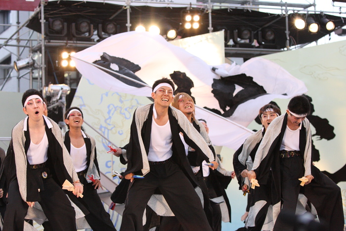第56回よさこい祭り（2009） 全国大会 九州男組_a0077663_1843522.jpg