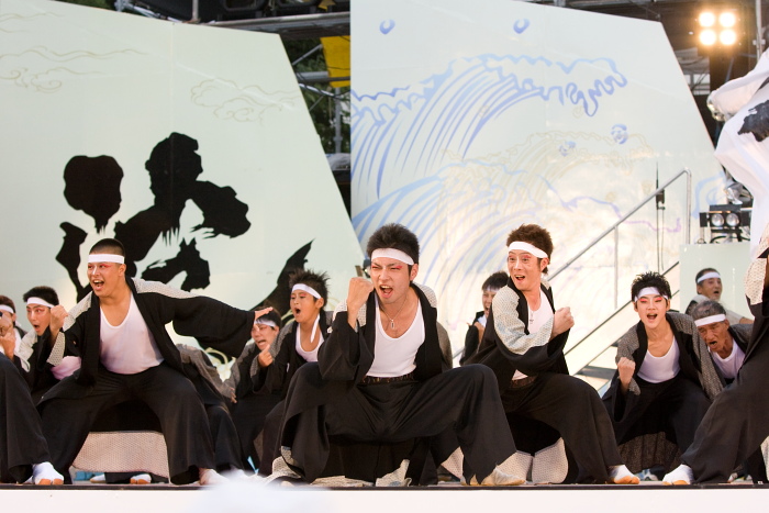 第56回よさこい祭り（2009） 全国大会 九州男組_a0077663_1843650.jpg